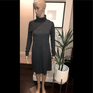 Theory Grey tweed pattern dress.